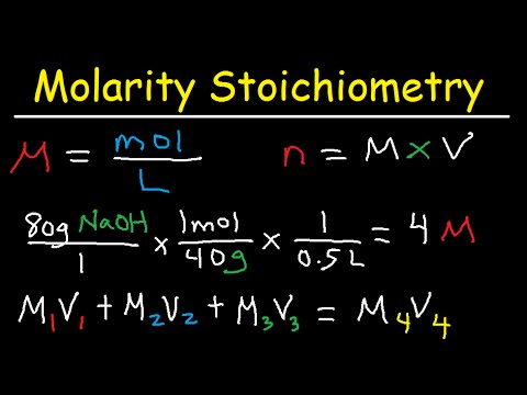 Molarity Dilution Problems Solution Stoichiometry Grams, Moles, Liters Volume Calculations Chemistry