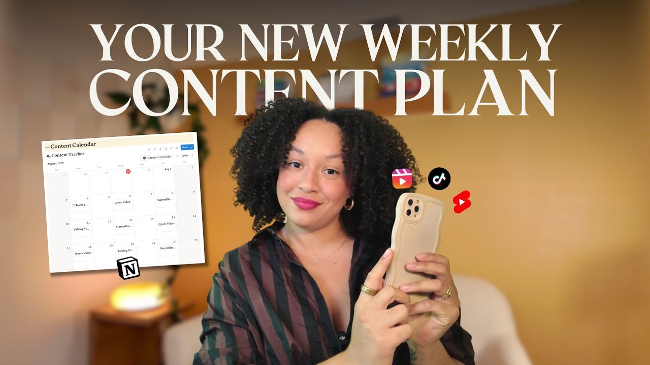 Your 2025 Content Plan: Post 3x/Week Without Filming Every Time (+ Free Content Calendar Template!)