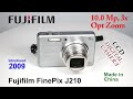 2009 Fujifilm FinePix J210 CCD Digital Camera