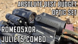 BEST BUDGET OPTIC SET!!!  SIG ROMEO5XDR AND JULIET5 COMBO