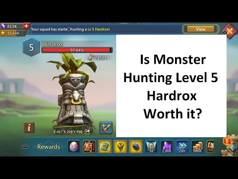 Lords Mobile: Monster Hunting Hardrox Level 5  - Is it worth it ?