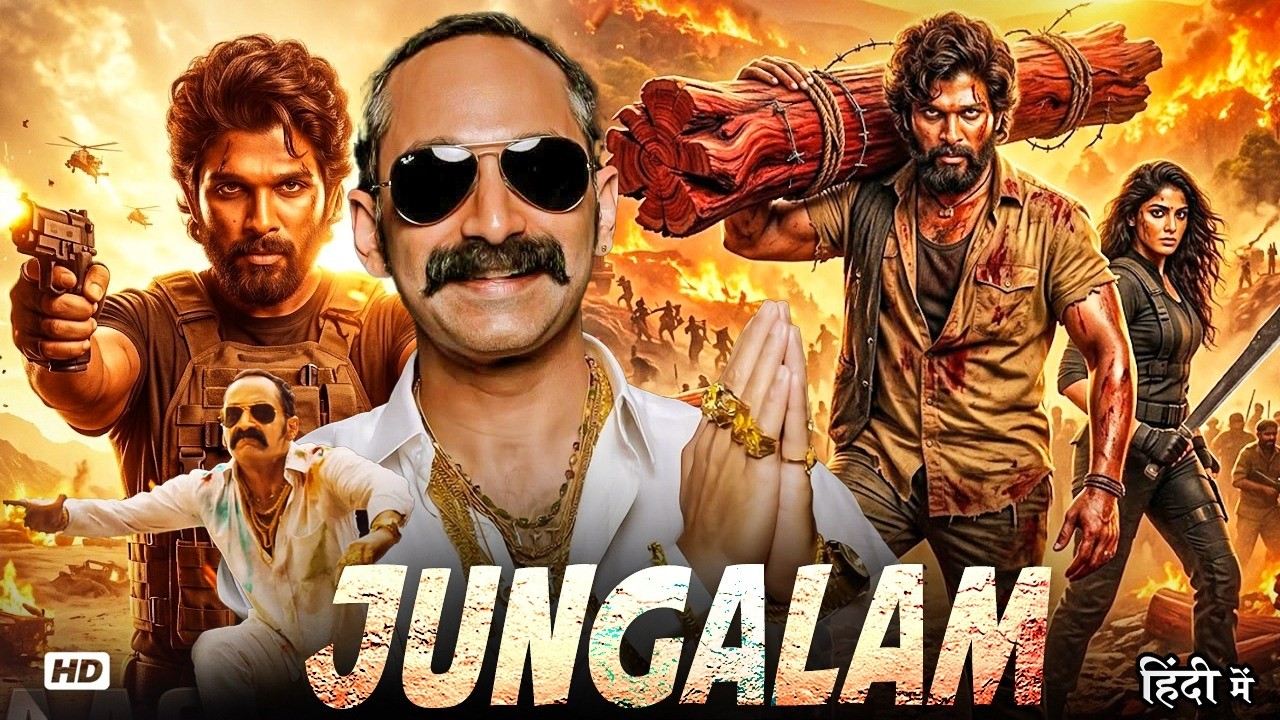 Allu Arjun New Blockbuster South Action HD Movie In Hindi | Jungalam (2026) | Fahadh Faasil