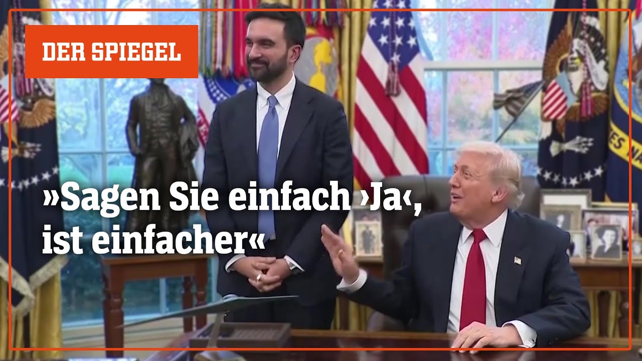 Treffen im Oval Office: Bromance zwischen Trump und Mamdani | DER SPIEGEL