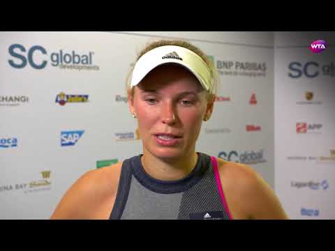 My Performance | Caroline Wozniacki defeats Simona Halep | 2017 WTA Finals Singapore