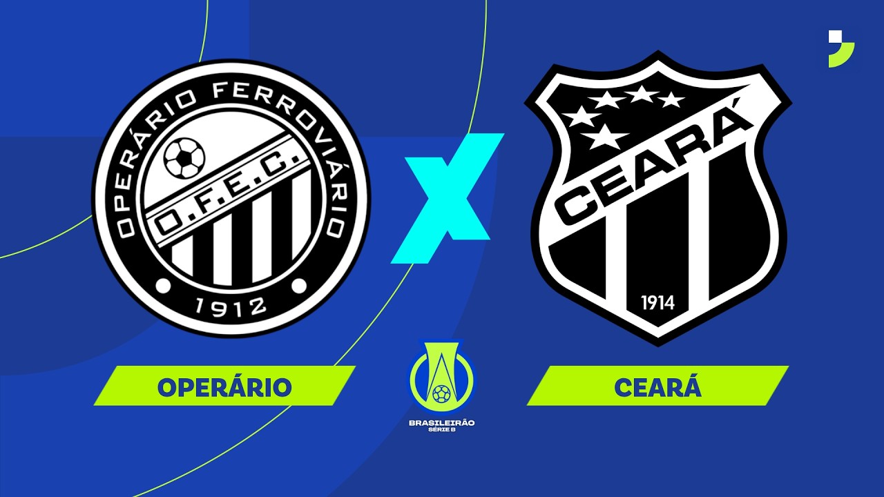 Imagem da notícia Operário x Ceará pela Série B: acompanhe ao vivo