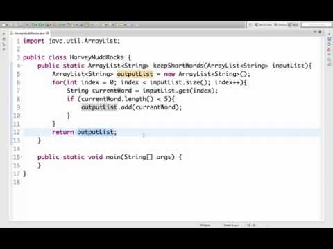 Back Pocket Code Filter An Arraylist Java