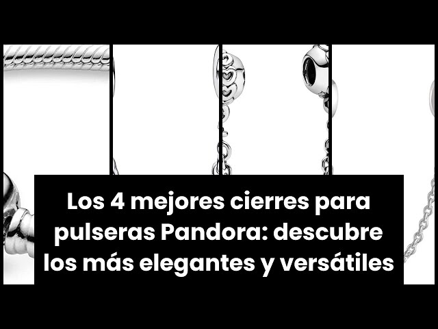Vídeo relacionado con Pandora Icons Pulsera de plata con cierre en forma de corazón, 18