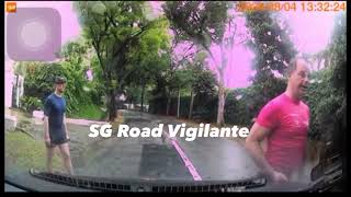 4aug2023 victoria park road impatience honked at pedestrians & get whacked