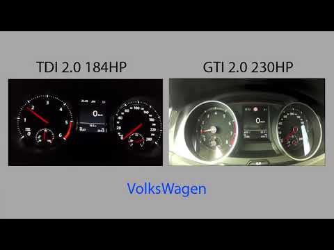 Volkswagen Gti vs Gtd Acceleration mk7
