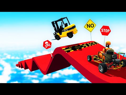 This impossible crash challenge ended in pain... (BeamNG Drive Multiplayer Mods)