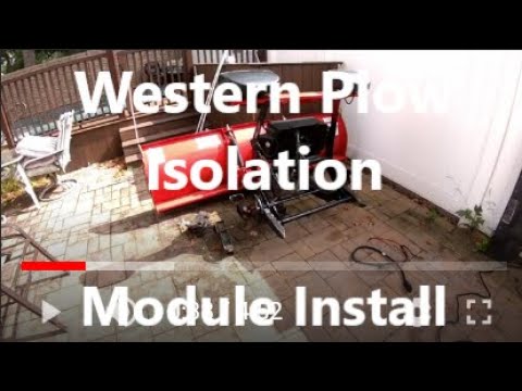 Western Plow Wiring Module Install