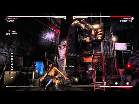 Mortal Kombat X 41% Tanya combo (post patch)