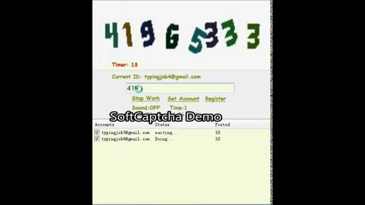 All in One Captcha Software Demo | SoftCaptcha