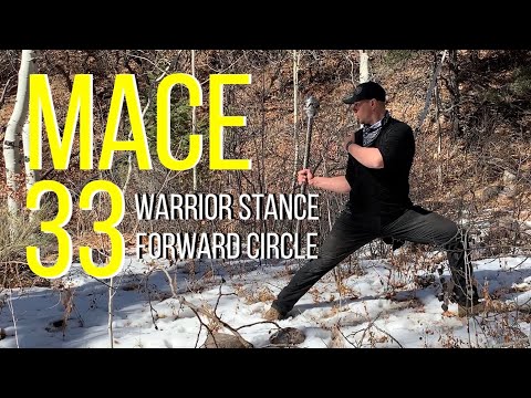 Mace 33 - Warrior Stance Front circle
