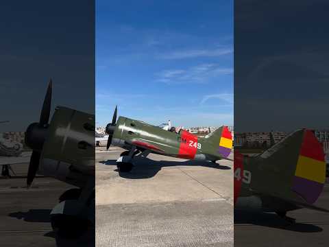 Polikarpov I-16 Mosca/Rata Fundación Infante de Orleans taxi out #vintageaircraft #airshow