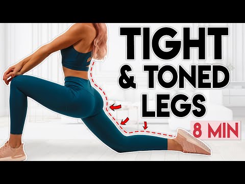 DO THIS EVERYDAY FOR TIGHT & TONED LEGS | 8 minute Workout