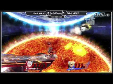 TrueComboThursday #0: Winners Finals: Aphro (BAYONETTA) vs Nicko (SHULK)