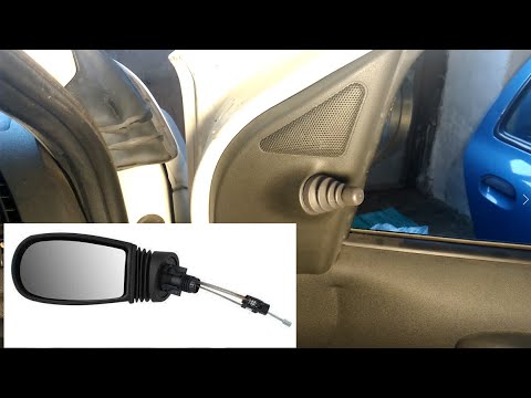 Fiat Punto mirror removal