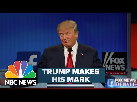 Donald Trump Makes His Mark During Republican Primary Debate | NBC News