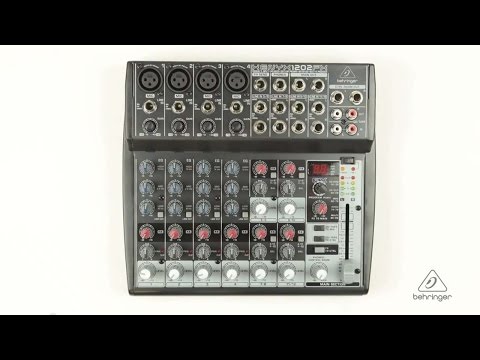 Демонстрация микшерного пульта Behringer 1202FX