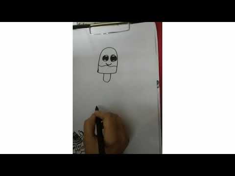 Learn to doodle two ice creams 😋 | learn drawing | draw cute icecreams