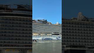 Norwegian Prima sail away! #shorts #norwegiancruiseline #norwegianprima #cruiseship #portcanaveral