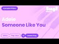 Adele - Someone Like You (Lower Key) Karaoke Piano