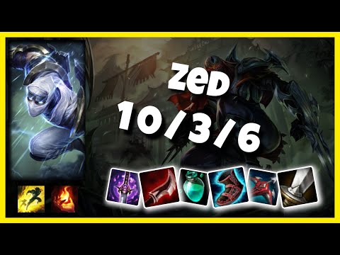 NA Challenger Zed TOP (10/3/6) vs NEEKO Gameplay Replay - Patch 10.20
