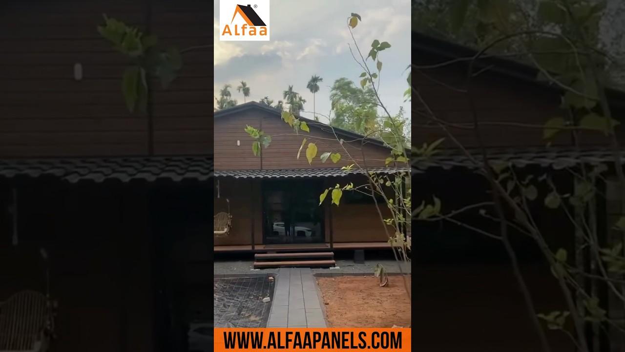 Modern Farmhouse Built with Alfaa Sandwich Panels