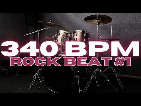 340 BPM - Rock Drum Beat - Loop 1