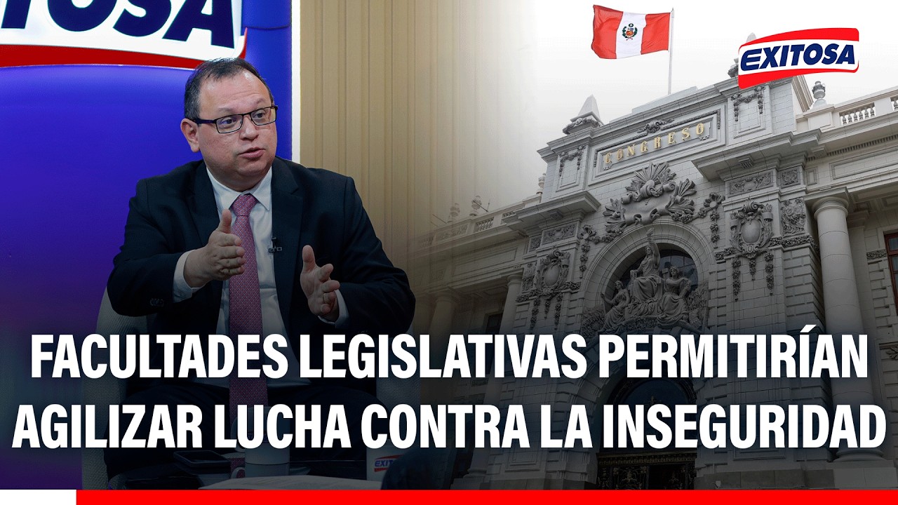 🔴🔵 Marco Vinelli: Facultades legislativas permitirían agilizar lucha contra la inseguridad