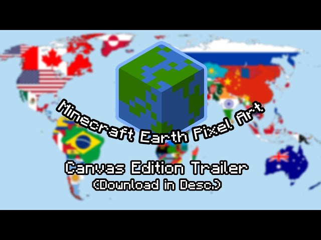 Easy Pixel Earth Tutorial Minecraft Map