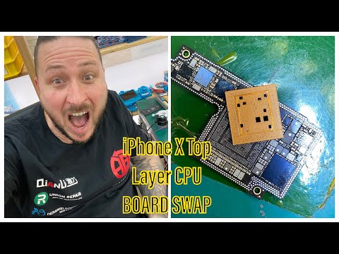 MASTERWORK - iPHONE X TOP LAYER BOARD SWAP - A11 CPU SWAP - A11 CPU REBALL - ICC PRO