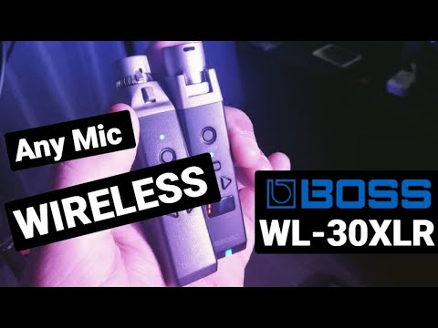 Turn any Mic Wireless? BOSS WL-30XLR (Let's Test it!)
