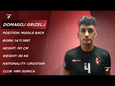 Domagoj Grizelj - Centre Back - HRK Gorica - Highlights - Handball - CV - 2019-21
