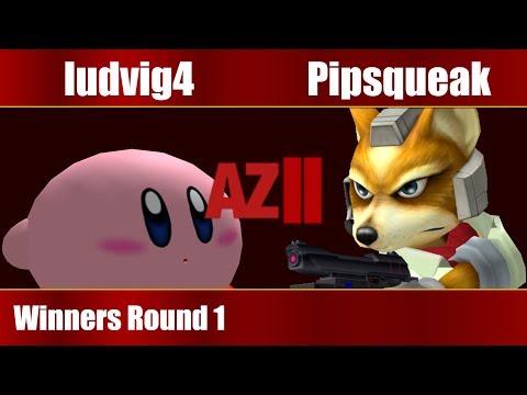 Azension II - ludvig4 (Kirby) Vs. Pipsqueak (Fox) - Winners Top 64 - Melee