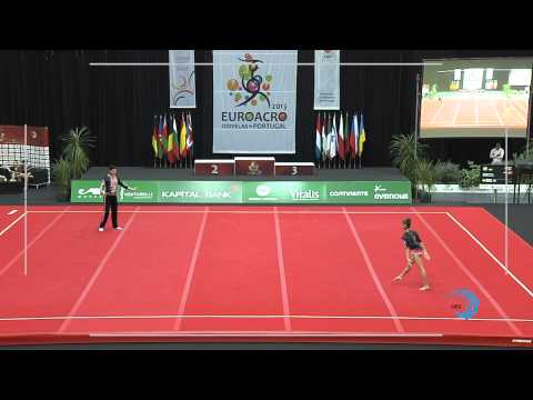 Leonor OLIVEIRA -- Gonçalo ROQUE (Portugal) -- Euroacro 2013