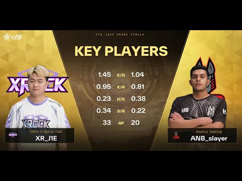 CFS 2023 Grand Finals: XROCK E-sports Club vs Anubis Gaming - G2 - Compound