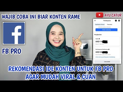 REKOMENDASI IDE KONTEN UNTUK FB PRO AGAR MUDAH VIRAL & CUAN MAKSIMAL | HASILKAN UANG DR FACEBOOK PRO