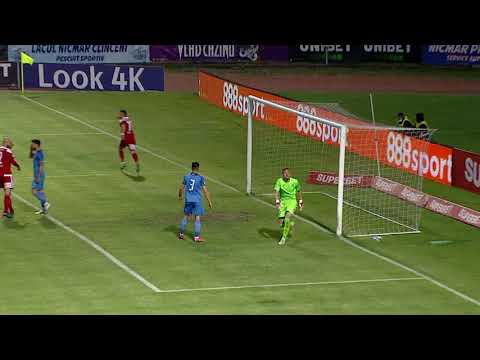 GOOOL! Clinceni - Sepsi 0-1. Aganovic trimite puternic cu capul și deschide scorul