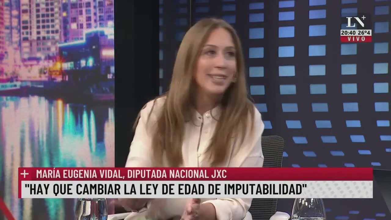 María Eugenia Vidal: "La grieta es entre la política y la gente"