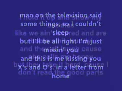 Letters From Home Lyrics   John Micheal Montgomery