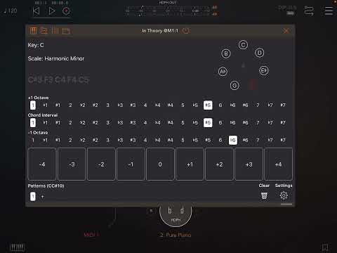 In Theory - Interval Keyboard | Music theory based AUv3 MIDI FOR iOS by Cem Olcay
