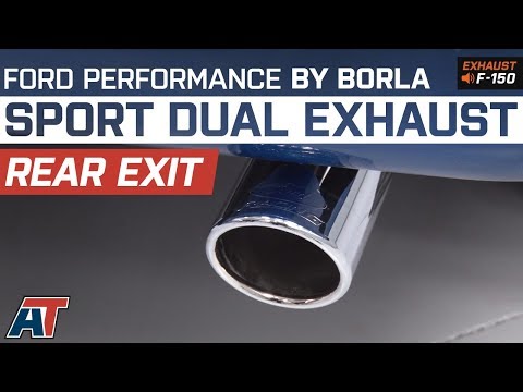 2011-2014 F150 Ford Performance by Borla Sport Dual Exhaust Rear Exit 5.0L Sound Clip & Install