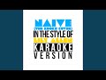 Naive (The Kooks Cover) (In the Style of Lily Allen ...