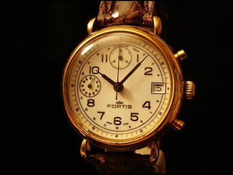Cronografo Fortis con movimento Valjoux 7765 anni '90