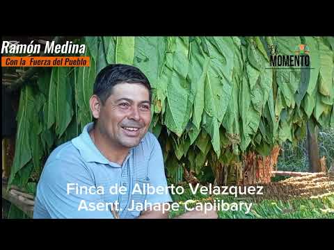 Visitamos a Alberto Velazquez agricultor Paraguayo