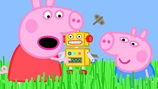 Peppa Pig Official Channel  ❤️New Season ❤️ Long Grass is Stopping Peppa Pig's Robot from Walking