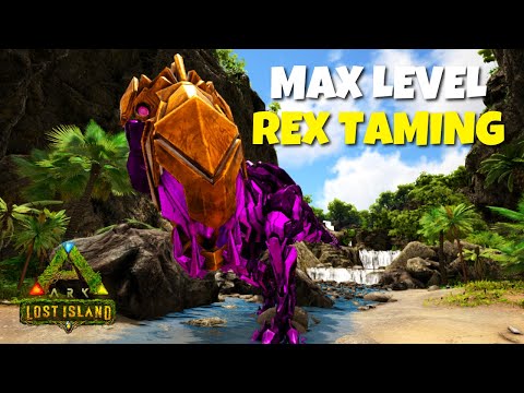 Taming a Max Level Tek Rex Ep. 28 | Ark Lost Island