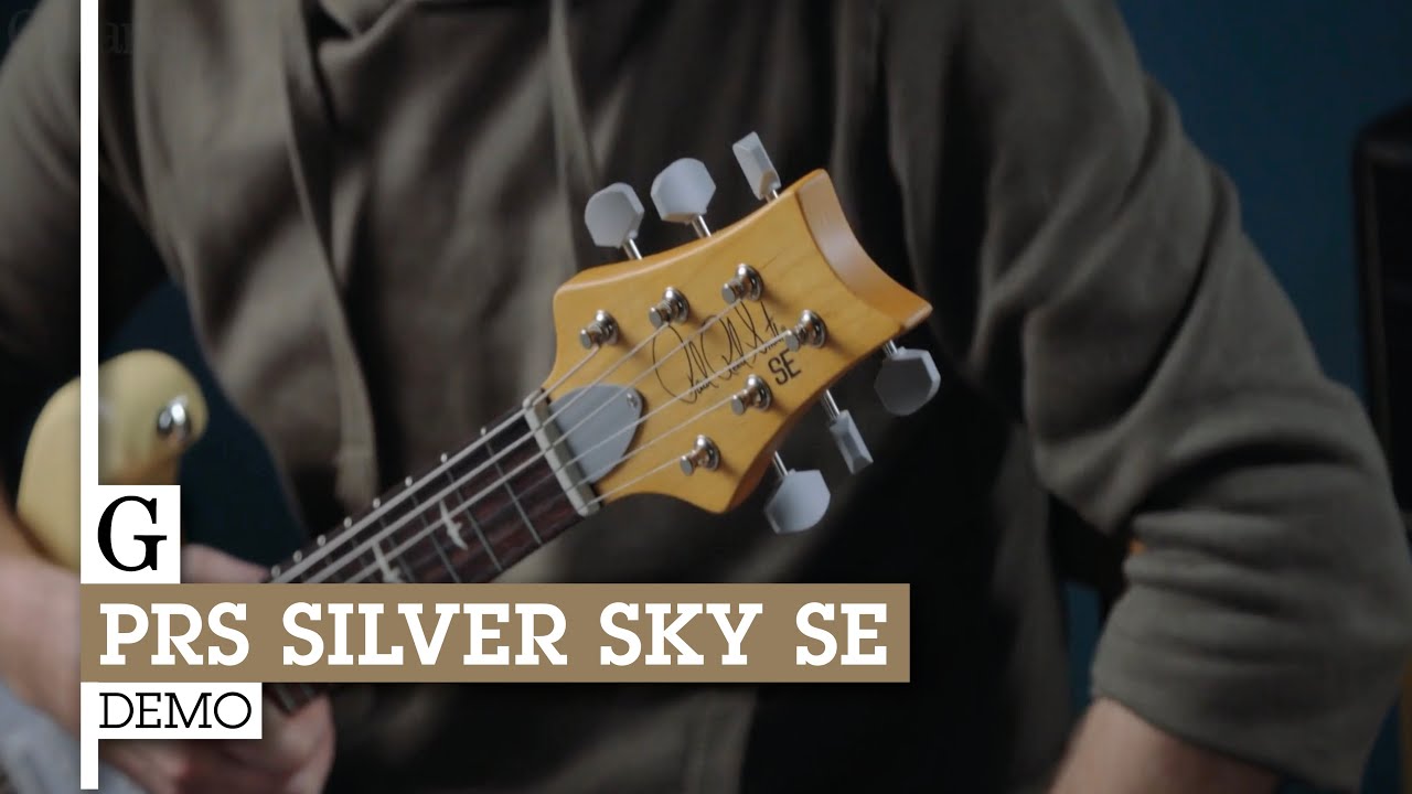 PRS Silver Sky SE Demo - YouTube